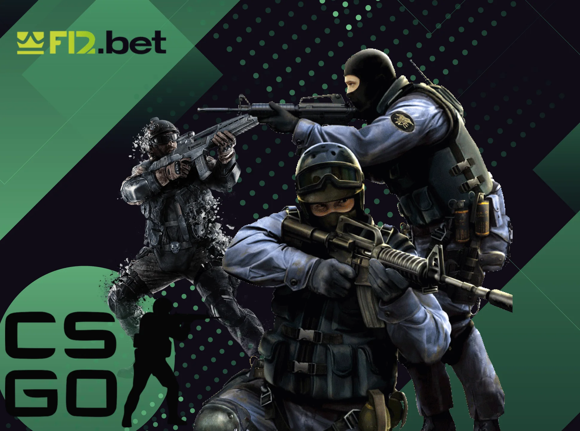 Os fãs do Counter Strike podem apostar no jogo na f12bet.