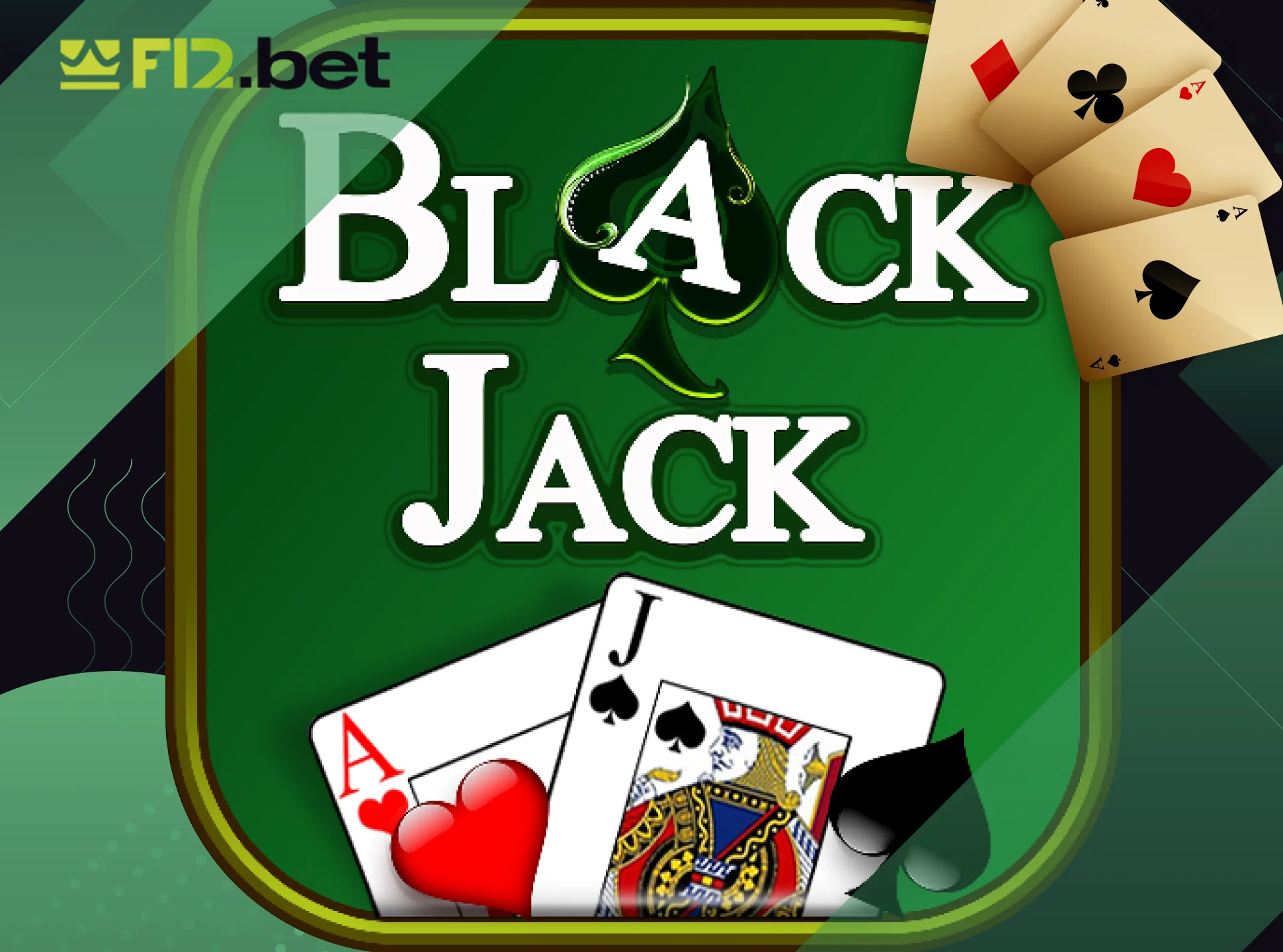 Escolha uma carta de 21 pontos e ganhe o blackjack na f12bet.