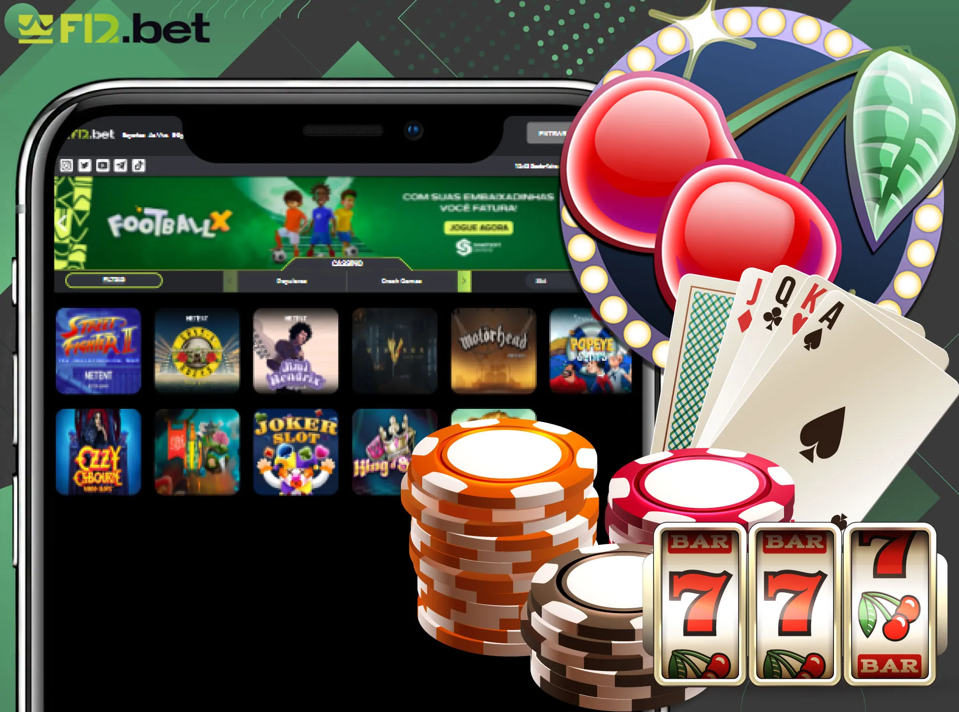 Vá para a seção de slots e comece seu jogo preferido.